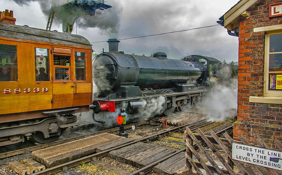 Steam at Levisham Station Crossing Photograph by Trevor Kersley - Fine ...