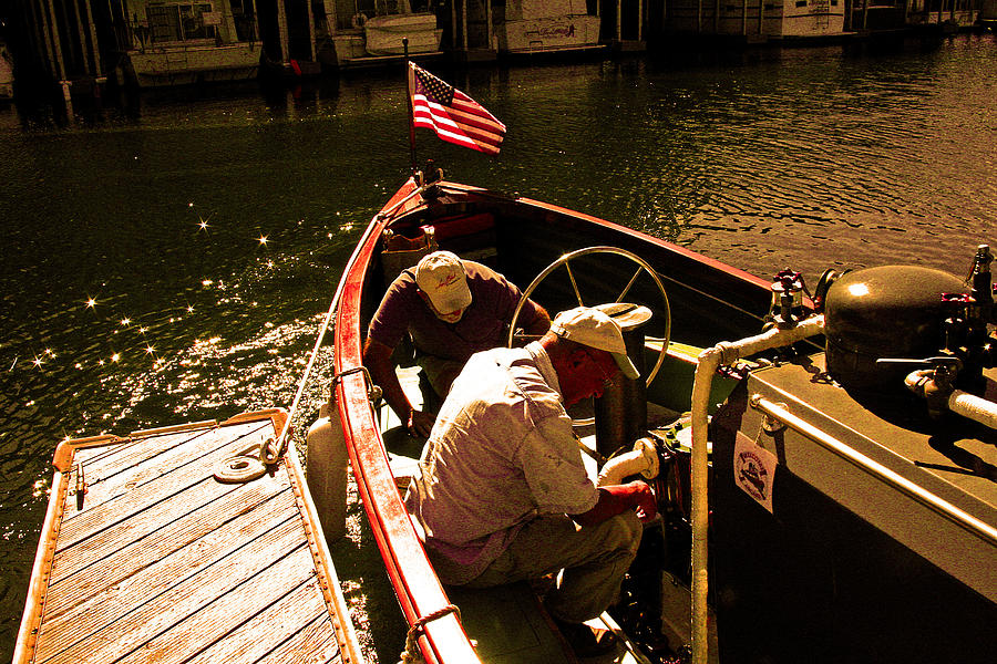 Steam Boat Repair 101 Photograph by Joseph Coulombe