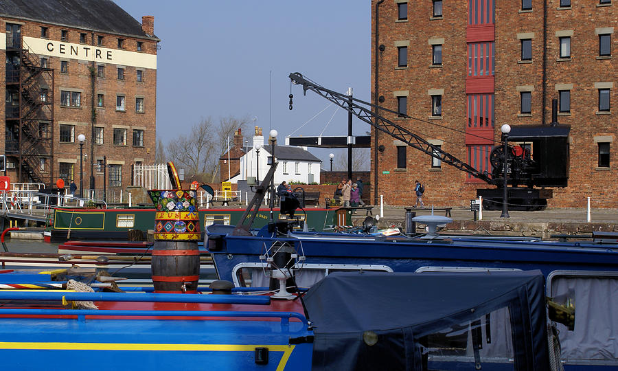 Steam crane at Gloucester docks Photograph by Ron Harpham