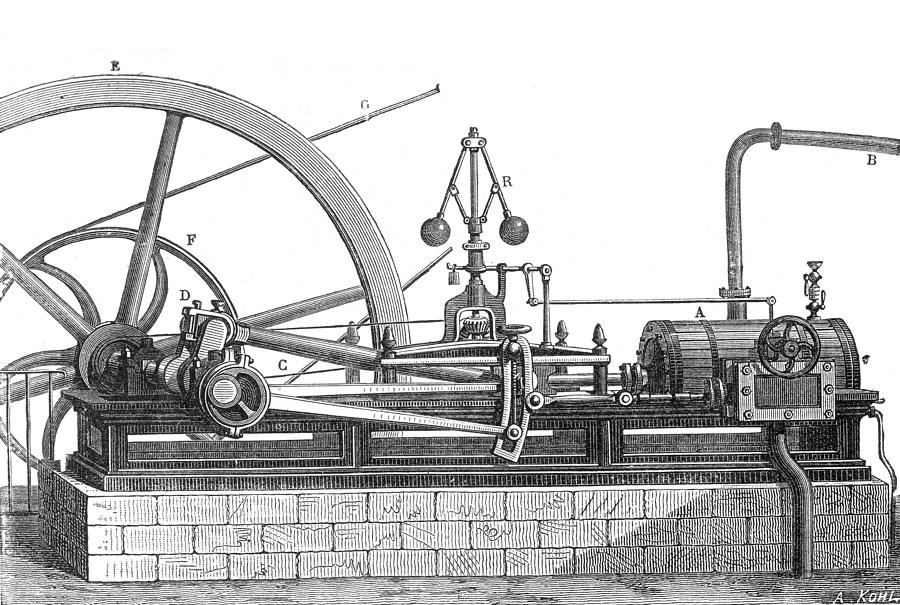 Steam Engine, 19th Century Photograph by Science Source
