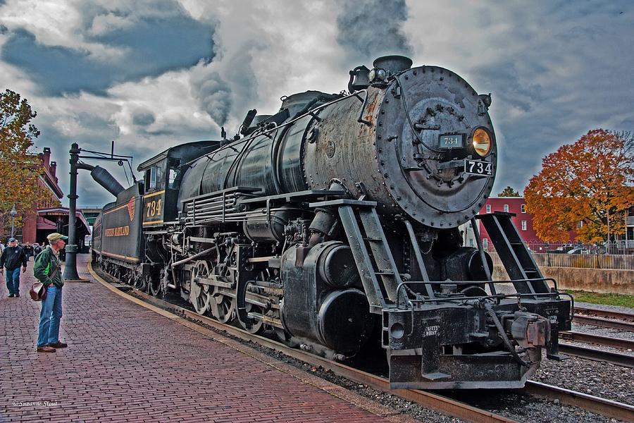 Steam Engine 734 Photograph by Suzanne Stout
