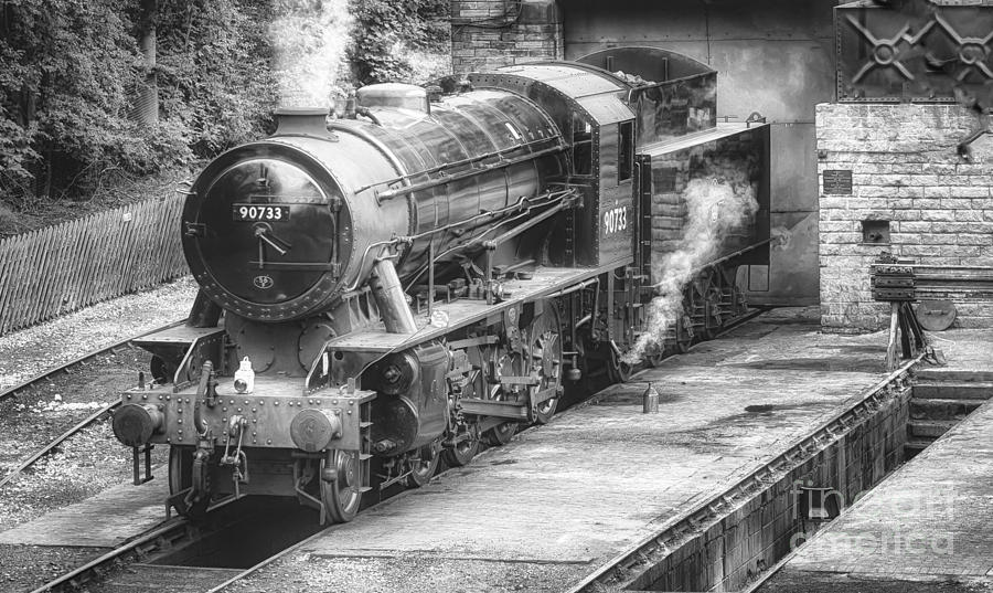 Steam Engine 90733 Haworth UK Photograph by Jack Torcello