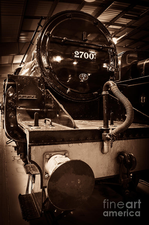 Steam engine close up. Photograph by Peter Noyce