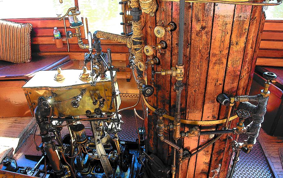 Steam Engine Photograph by John Schneider