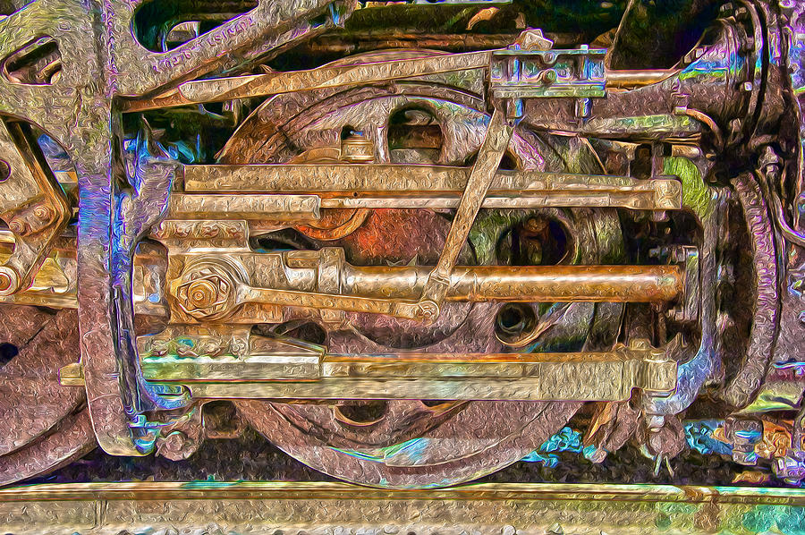 Steam Engine Linkage 2 Photograph by Richard J Cassato