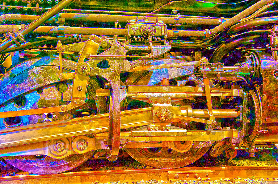 Steam Engine Linkage 3 Photograph by Richard J Cassato