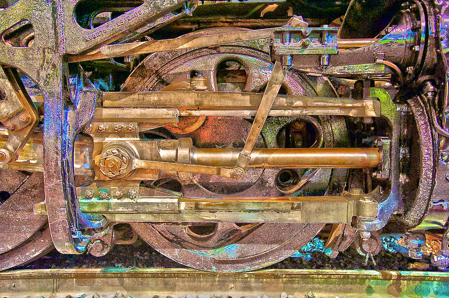 Steam Engine Linkage Photograph by Richard J Cassato