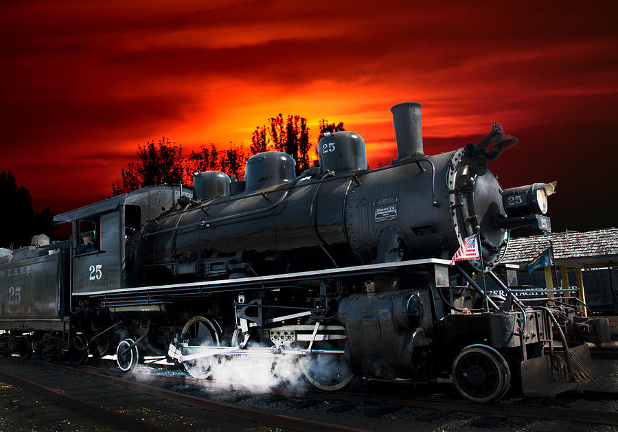 steam Engine Train Photograph by Randall Branham