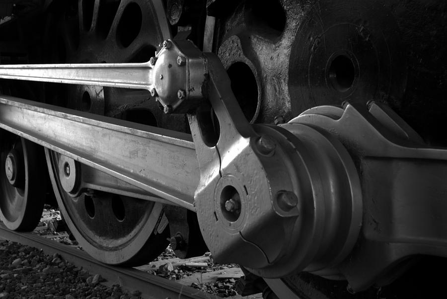 Steam Engine Wheels Photograph by Nathan Abbott