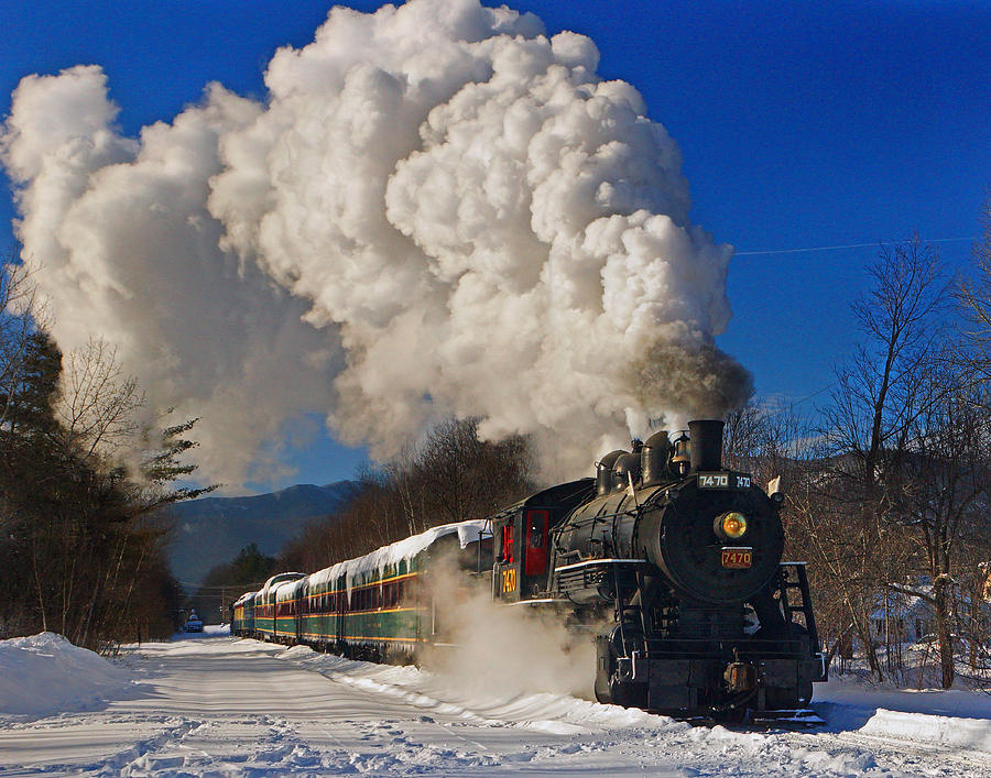 Steam in Snow 005 2014 Photograph by Jeff Stallard - Fine Art America