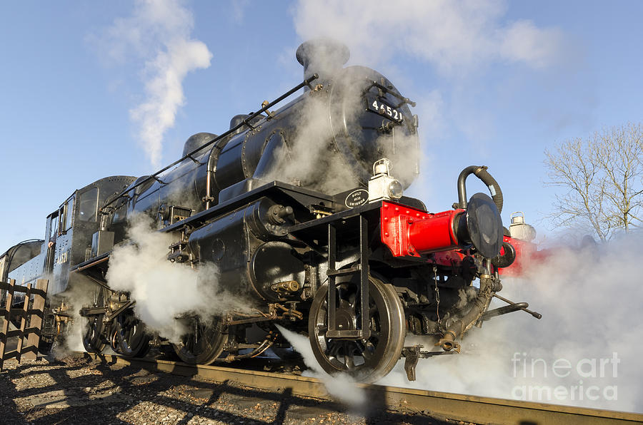 Steam locomotive 46521 Photograph by Steev Stamford