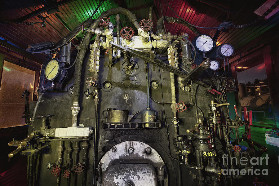 Transportation Photograph - Steam Locomotive Engine by Keith Kapple