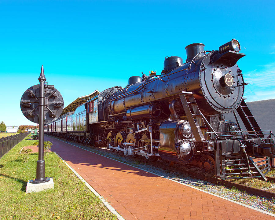 Steam Locomotive No. 1134 Portsmouth VA Photograph by Greg Hager - Fine ...