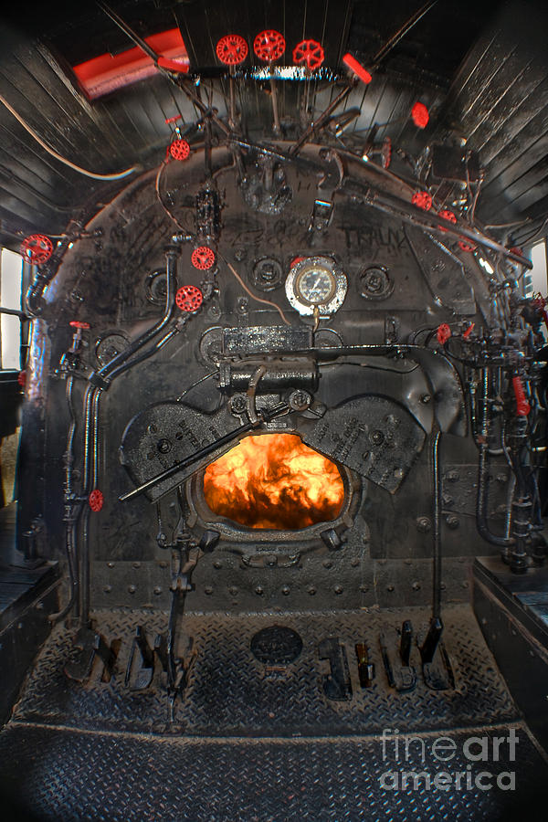 Steam Locomotive Fire Tube Firebox Photograph