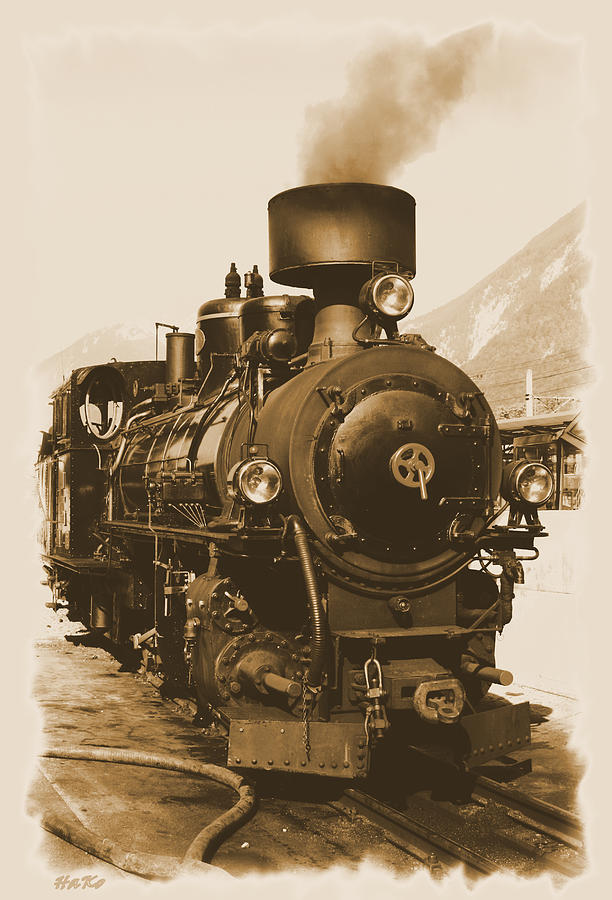 Transportation Photograph - Steam Locomotive by Ha Ko