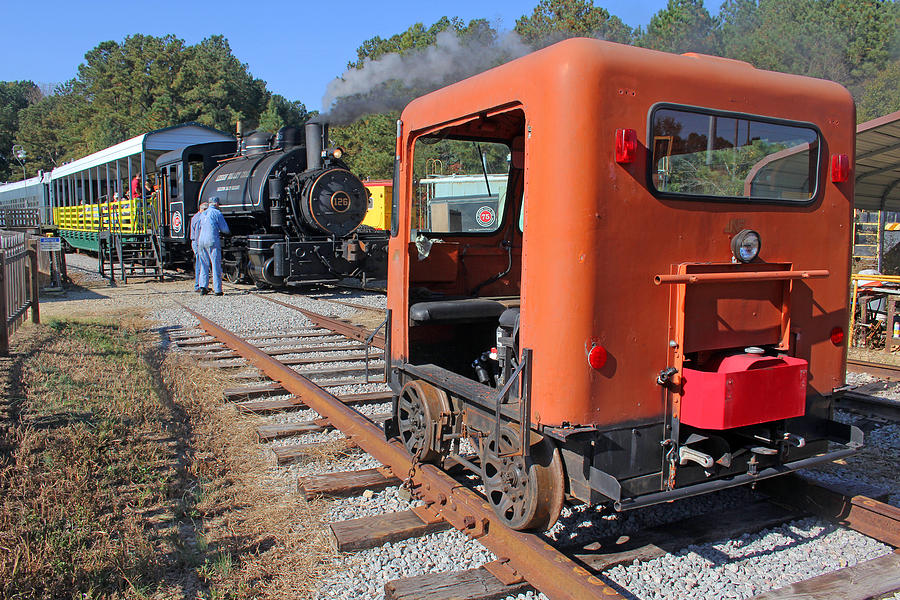 Steam on the South Carolina Railroad Museum 5 Photograph by Joseph C Hinson