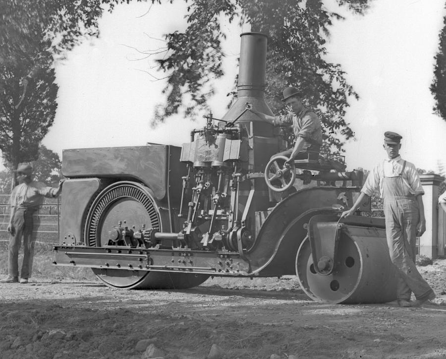 Steam Roller Photograph by William Haggart