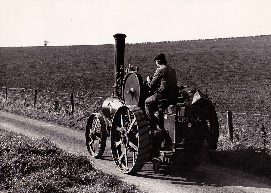 Steam tractor 2 Photograph by Guy Pettingell