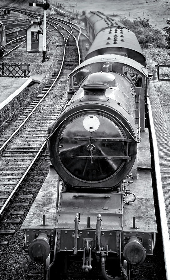 Steam Train Arriving In Weybourne Photograph by Whitemay