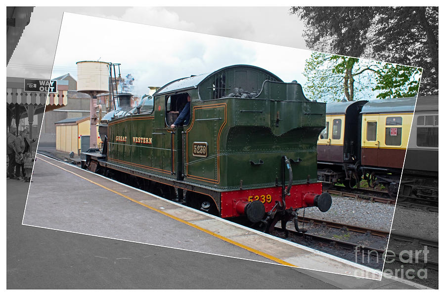 Steam Train at Paignton Photograph by Terri Waters Fine Art America