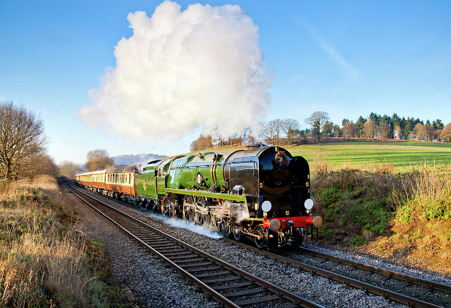 Steam Train, Pulling The Orient Express Photograph by Tim Stocker Photography