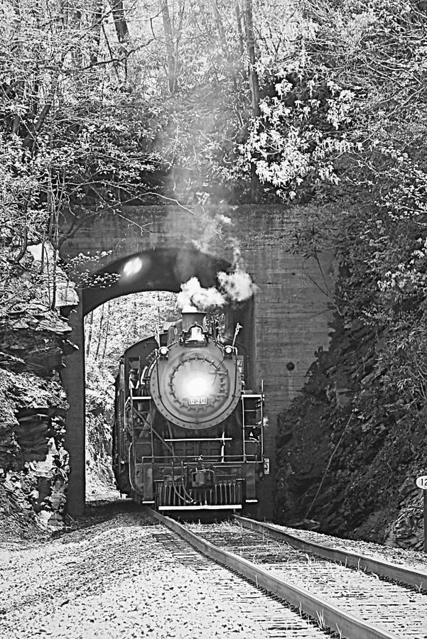 Steam Train Tunnel Photograph by Tammy Schneider