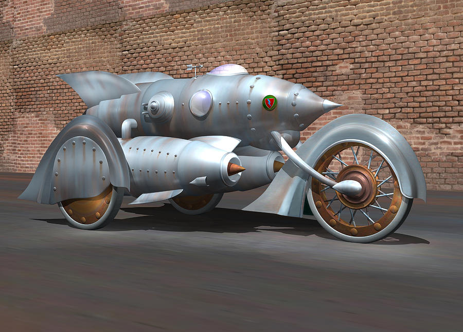 Transportation Digital Art - Steam Turbine Cycle by Stuart Swartz