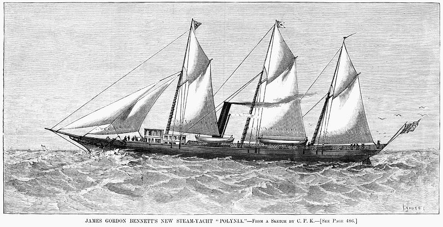 Steam-yacht, 1880 by Granger