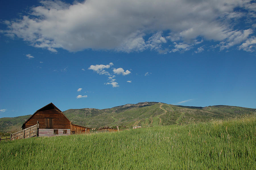 Steamboat Barn Summer Photograph by Trish Kusal - Pixels