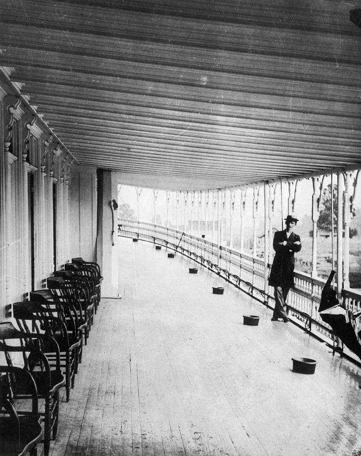 Steamboat Deck, C1880 Photograph by Granger