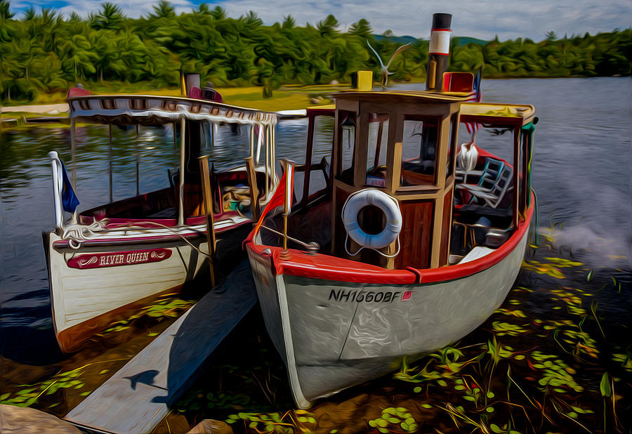 Steamboats on the Lake Photograph by Thomas Lavoie