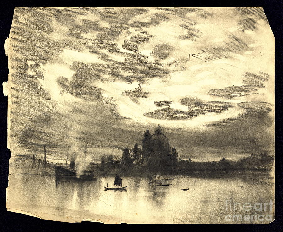 Steamer Leaving Venice 1905 Photograph by Padre Art