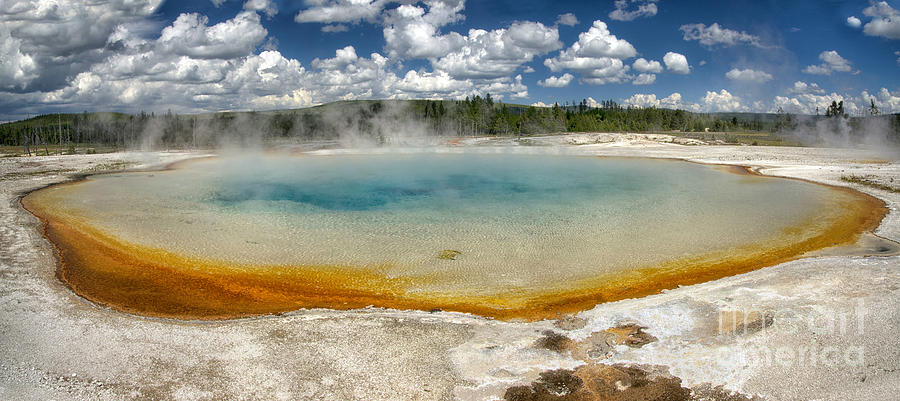 Yellowstone National Park Photograph - Steaming by Claudia Kuhn