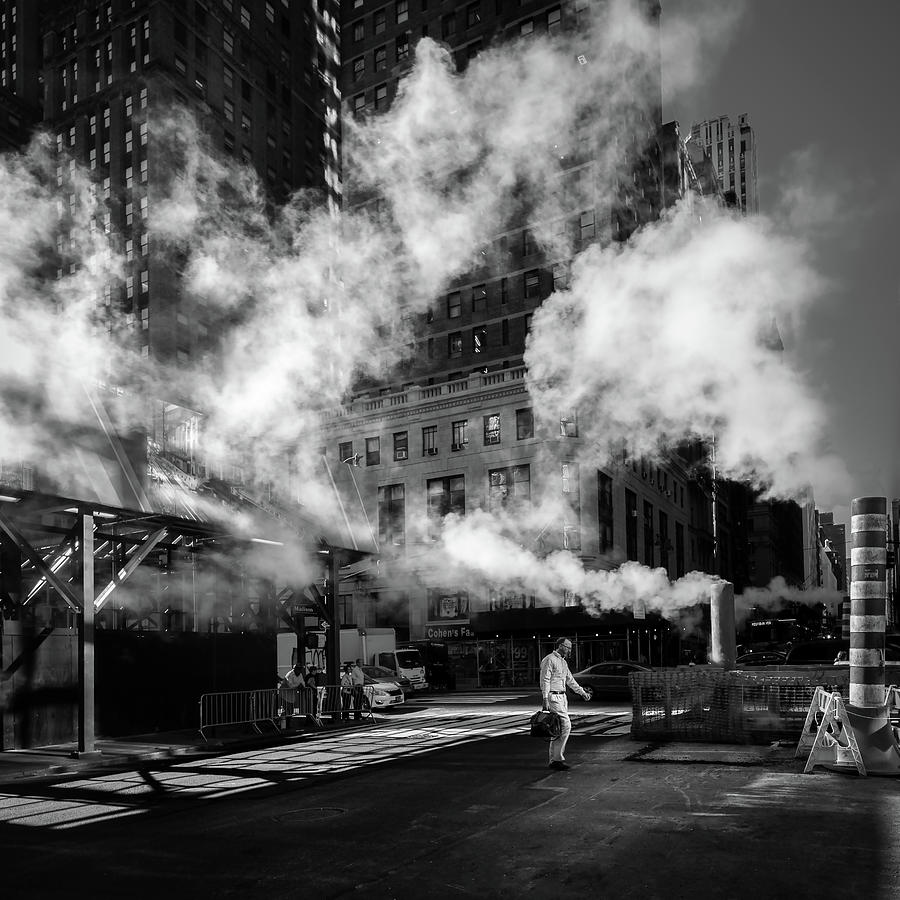 Street Photograph - Steaming by Eduardo Marques Street Photograph - Steaming by Eduardo Marques