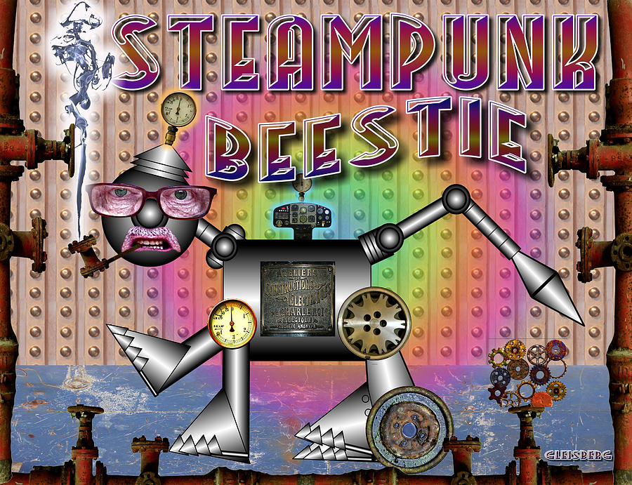 Steampunk Beestie Digital Art by Craig A Christiansen