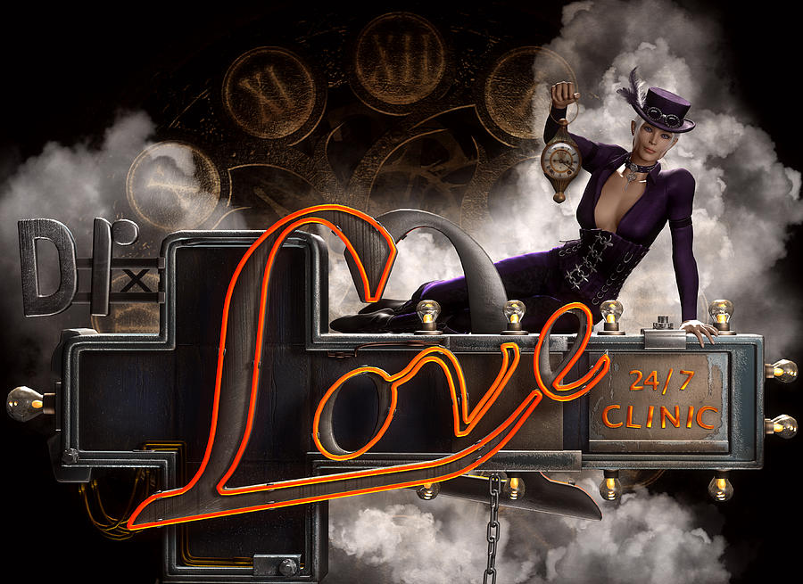 Steampunk - Dr. Love Digital Art