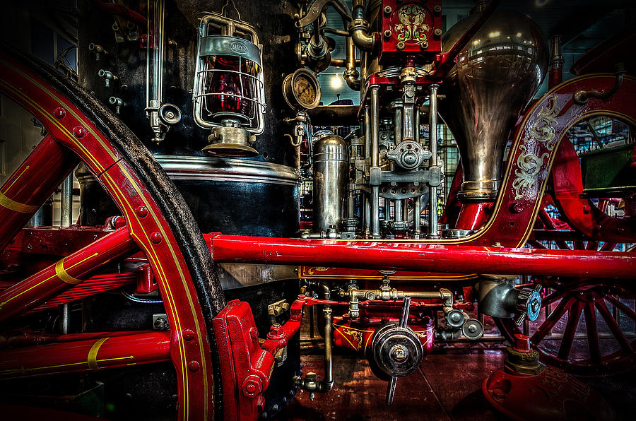 Steampunk Fire Wagon Photograph
