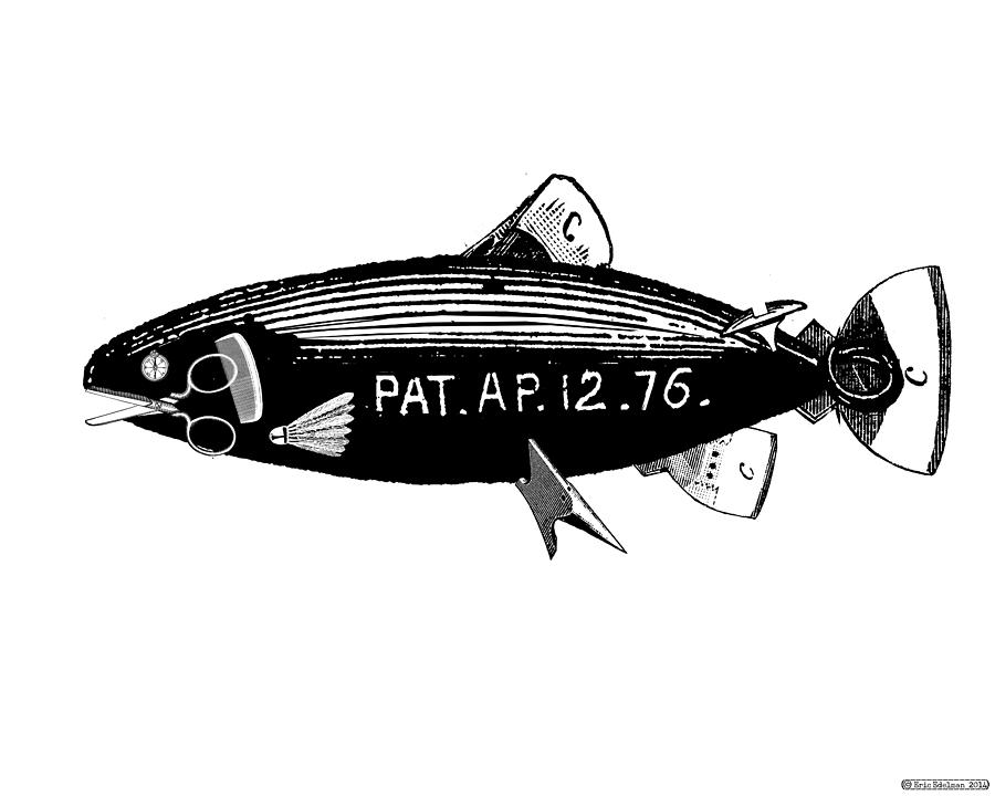 Steampunk Fish Digital Art by Eric Edelman