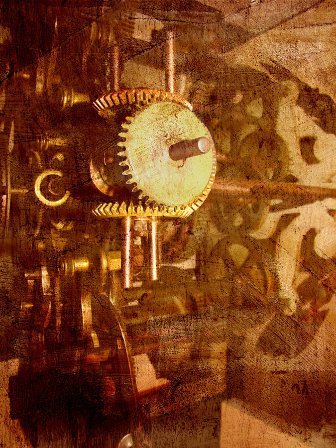 Steampunk Gears Photograph by Ann Powell