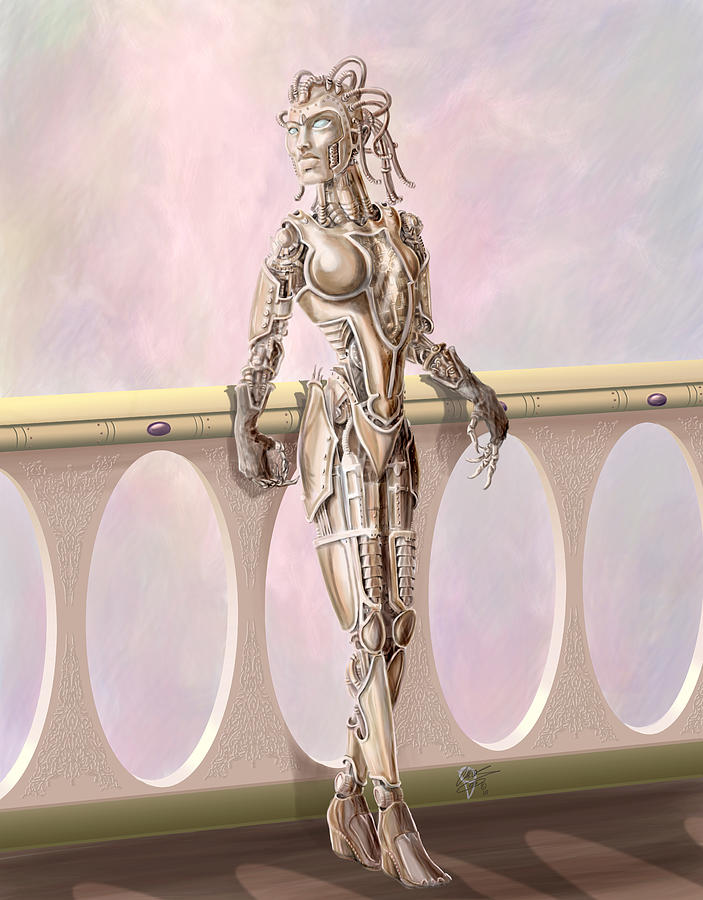 steampunk cyborg female