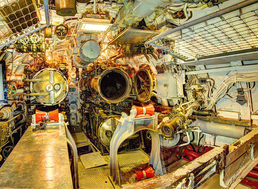 Steampunk Submarine 2 Aft Torpedo Room Photograph by John Straton