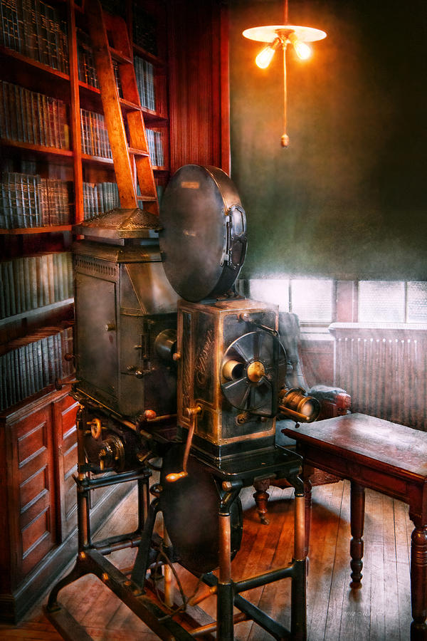 Camera Photograph - Steampunk - The Golden age of Cinema by Mike Savad