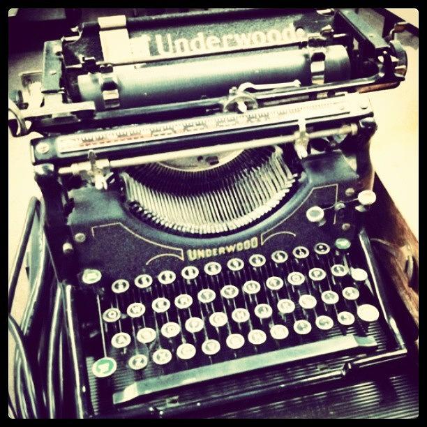 Steampunk Photograph - #steampunk #typewriter #writeshit by Devin Muylle