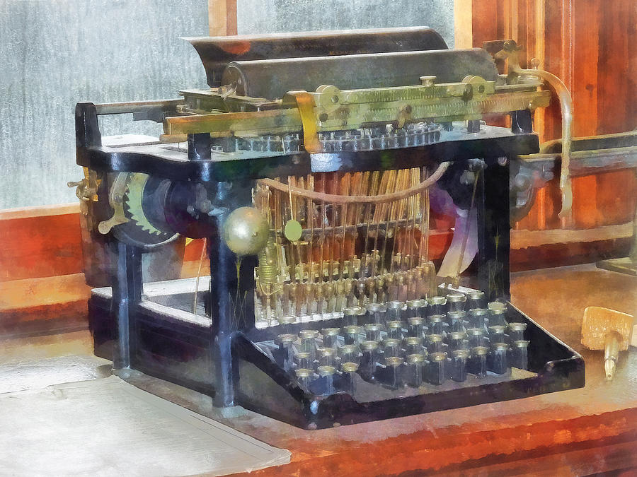 Steampunk - Vintage Typewriter Photograph by Susan Savad