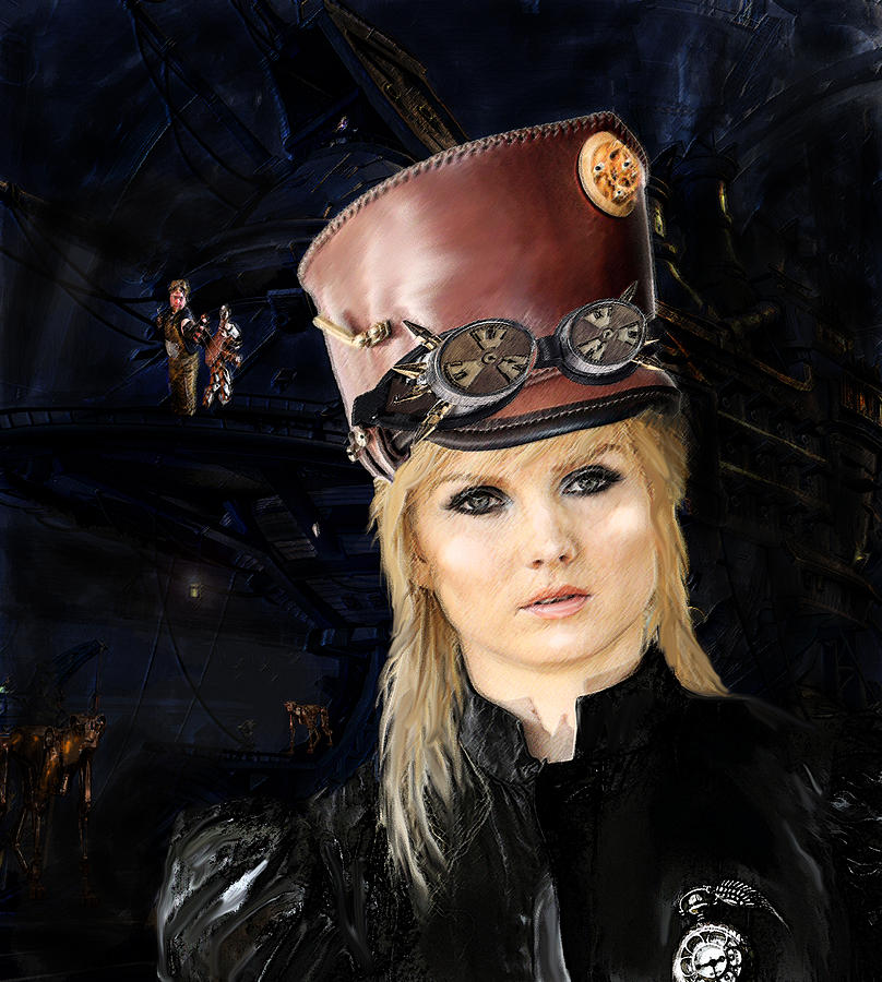 Steampunk Voyage Digital Art by Jane Schnetlage