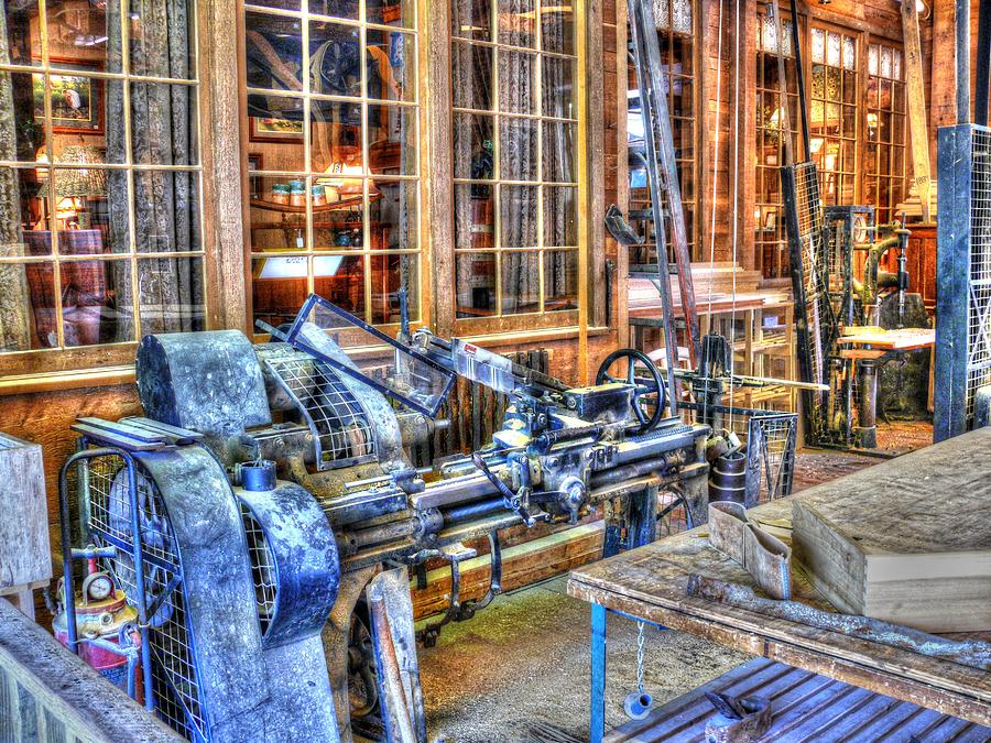 Tool Photograph - Steampunk Woodshop HDR by John Straton