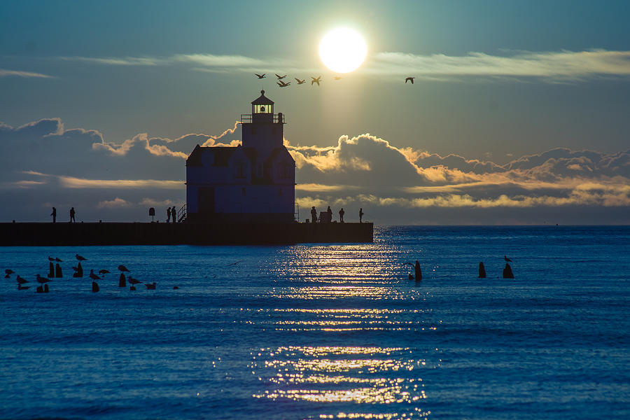 Steel Blue Sunrise Photograph by Bill Pevlor