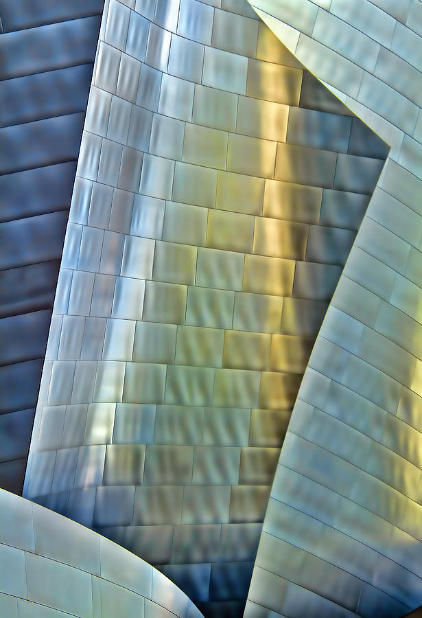 Los Angeles Photograph - Steel Colors at Disney Concert Hall by Robert Jensen
