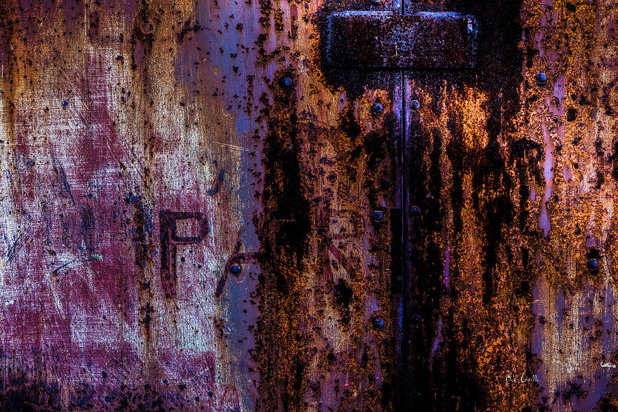 Abstract Photograph - Steel Door Number One by Bob Orsillo