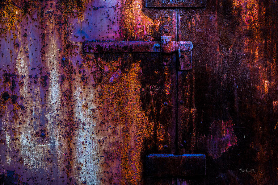 Abstract Photograph - Steel Door Number Two by Bob Orsillo